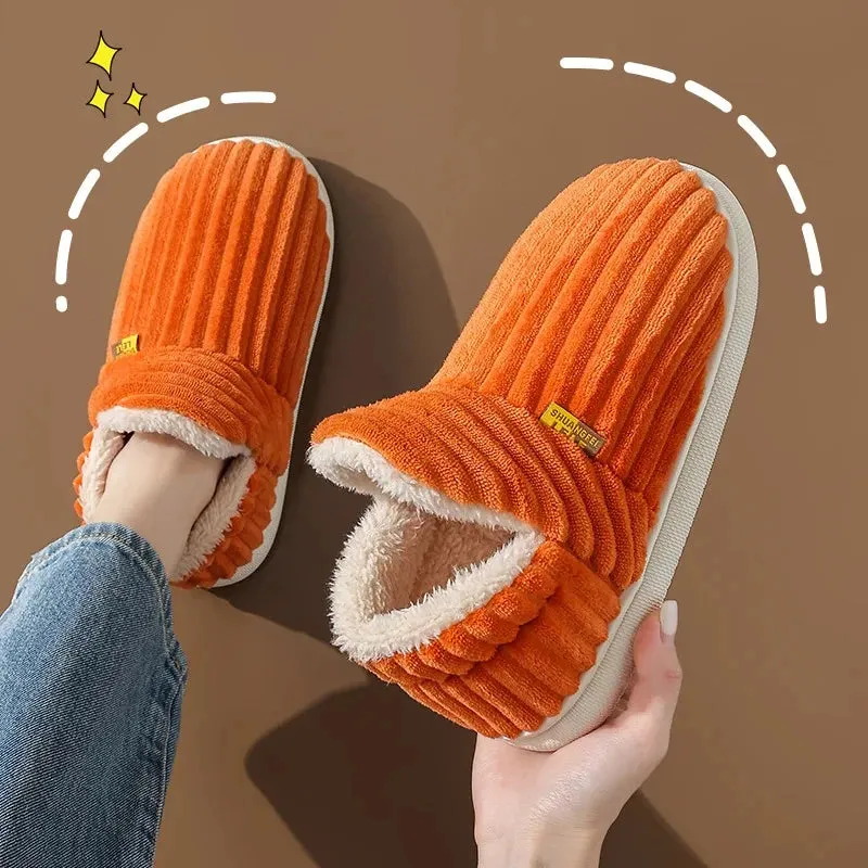 Women’s Winter Fur Slippers ❄️🧸 – Cozy Plush Indoor Slides 👢 | FurEase