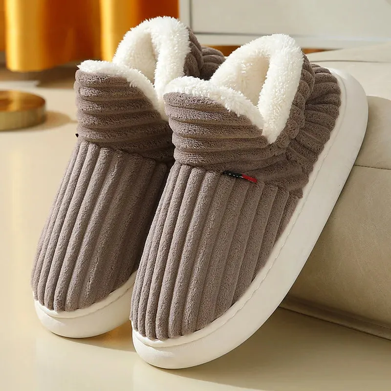 Women’s Winter Fur Slippers ❄️🧸 – Cozy Plush Indoor Slides 👢 | FurEase