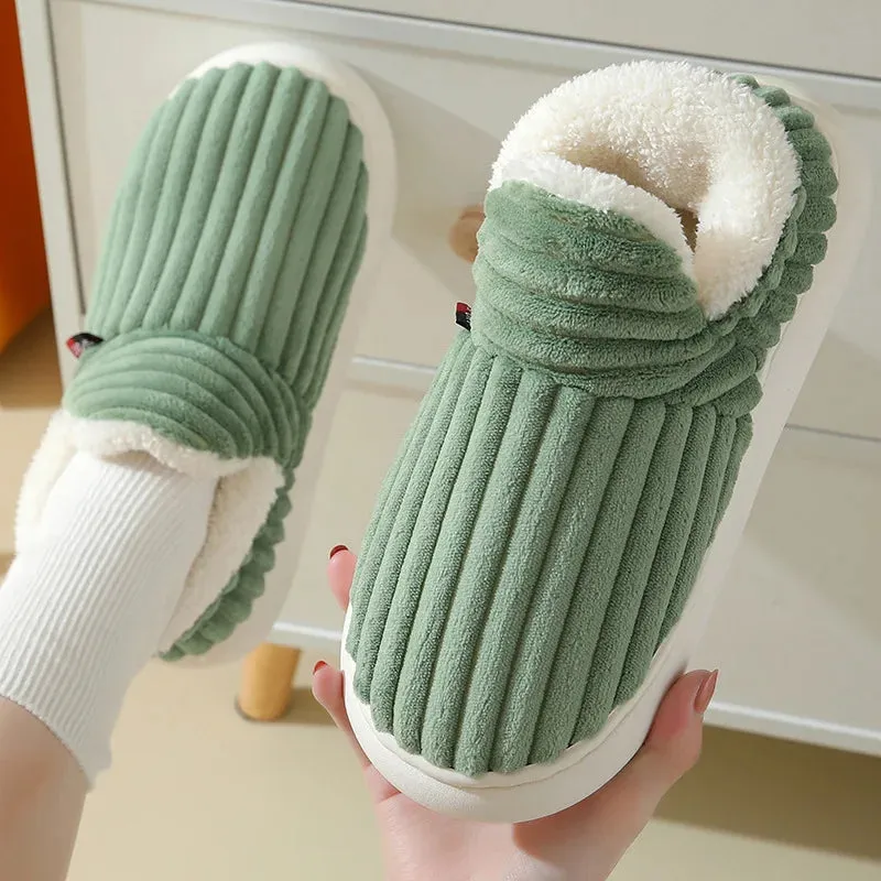Women’s Winter Fur Slippers ❄️🧸 – Cozy Plush Indoor Slides 👢 | FurEase
