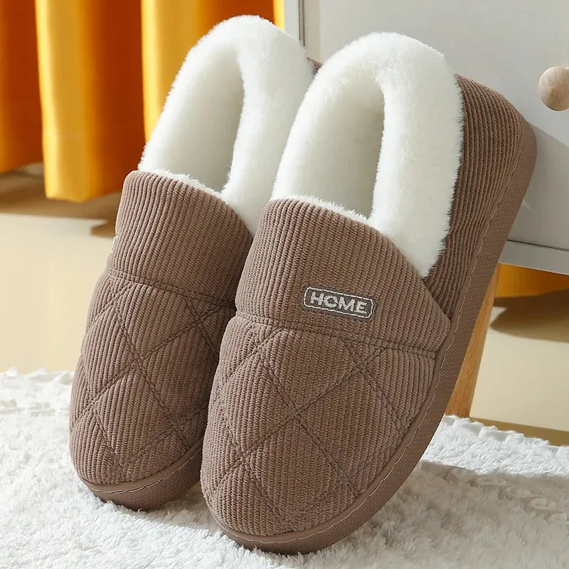 Women’s Winter Fur Slippers ❄️🧸 – Cozy Plush Indoor Slides 👢 | FurEase