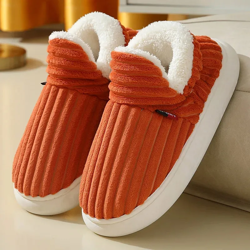 Women’s Winter Fur Slippers ❄️🧸 – Cozy Plush Indoor Slides 👢 | FurEase