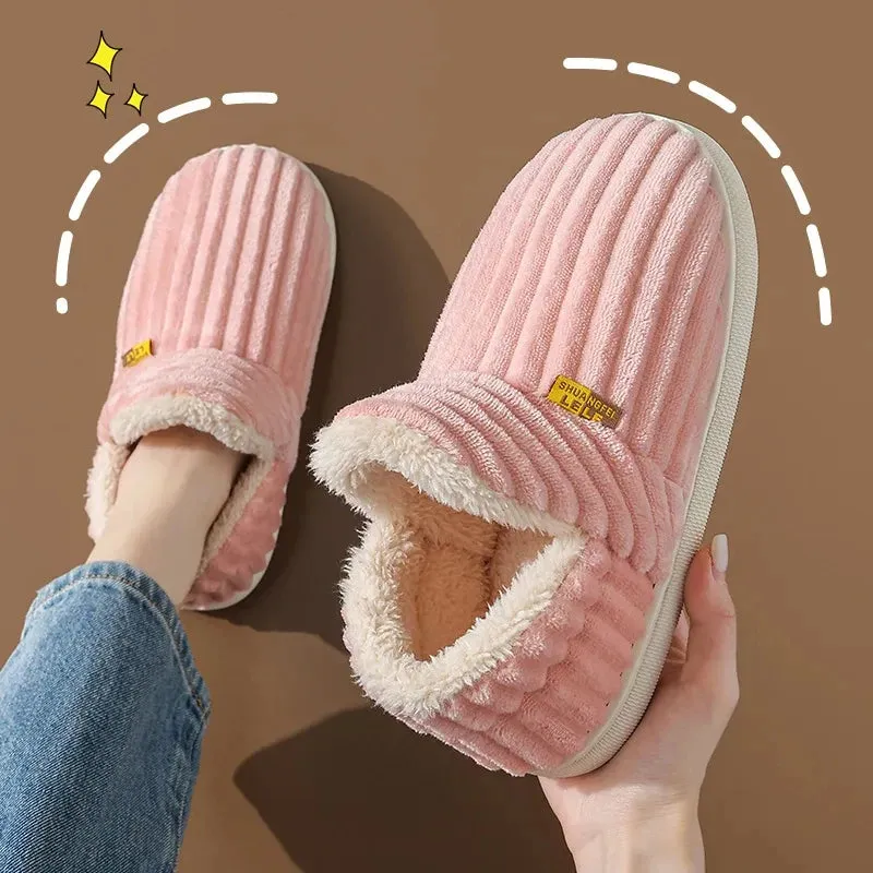 Women’s Winter Fur Slippers ❄️🧸 – Cozy Plush Indoor Slides 👢 | FurEase