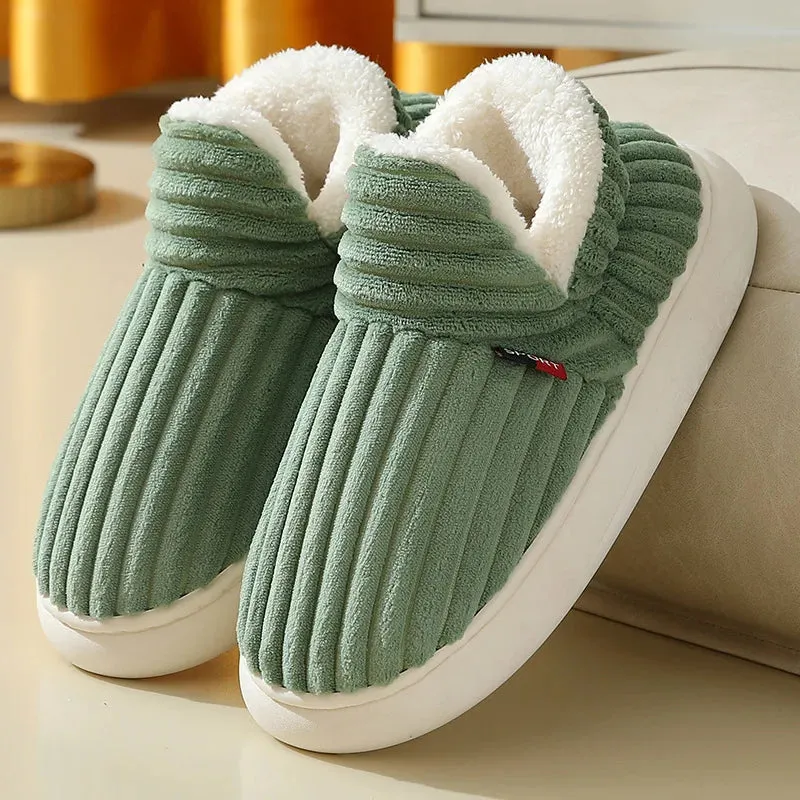 Women’s Winter Fur Slippers ❄️🧸 – Cozy Plush Indoor Slides 👢 | FurEase