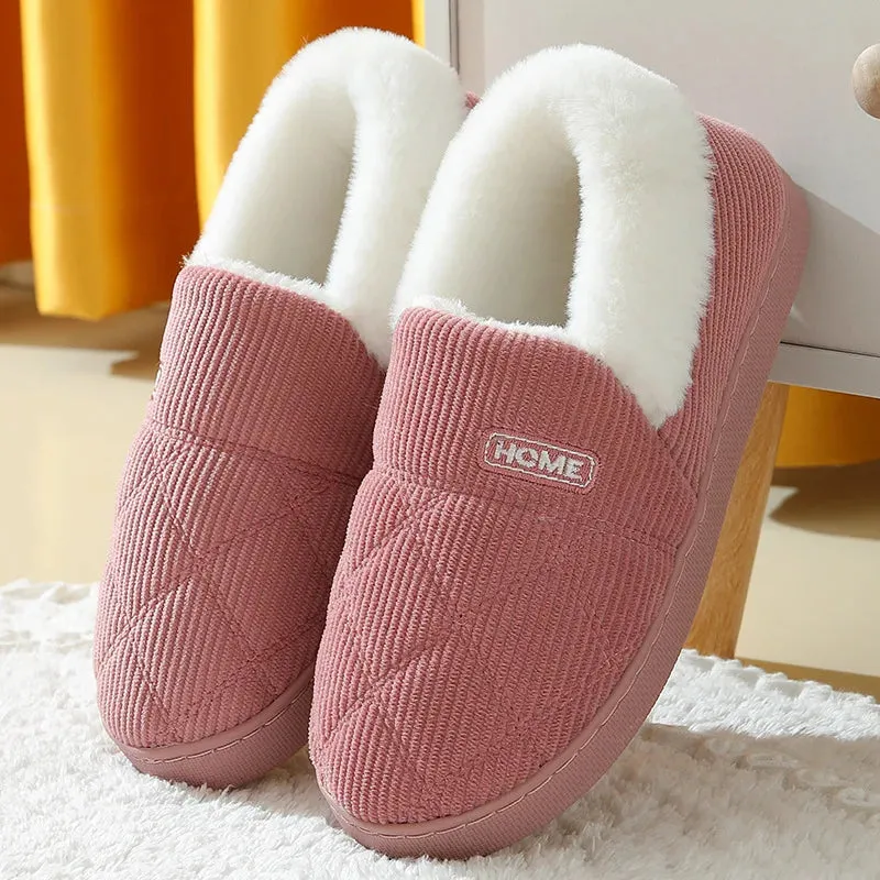 Women’s Winter Fur Slippers ❄️🧸 – Cozy Plush Indoor Slides 👢 | FurEase