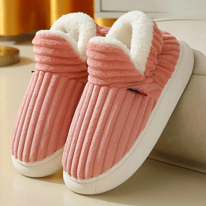 Women’s Winter Fur Slippers ❄️🧸 – Cozy Plush Indoor Slides 👢 | FurEase